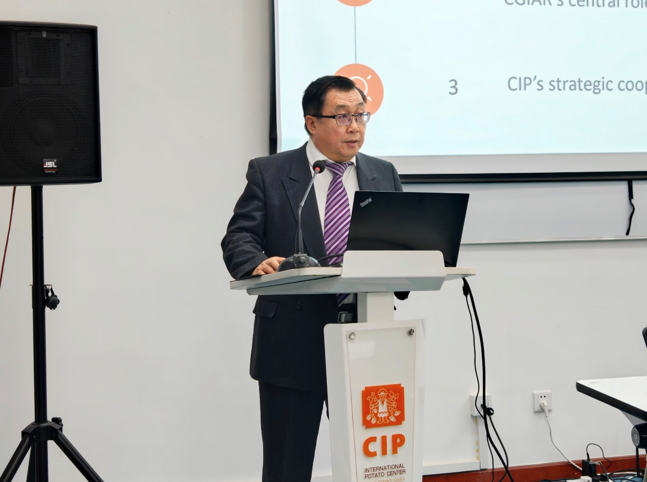 国际马铃薯中心亚太中心主任谢建民 ©CCCAP